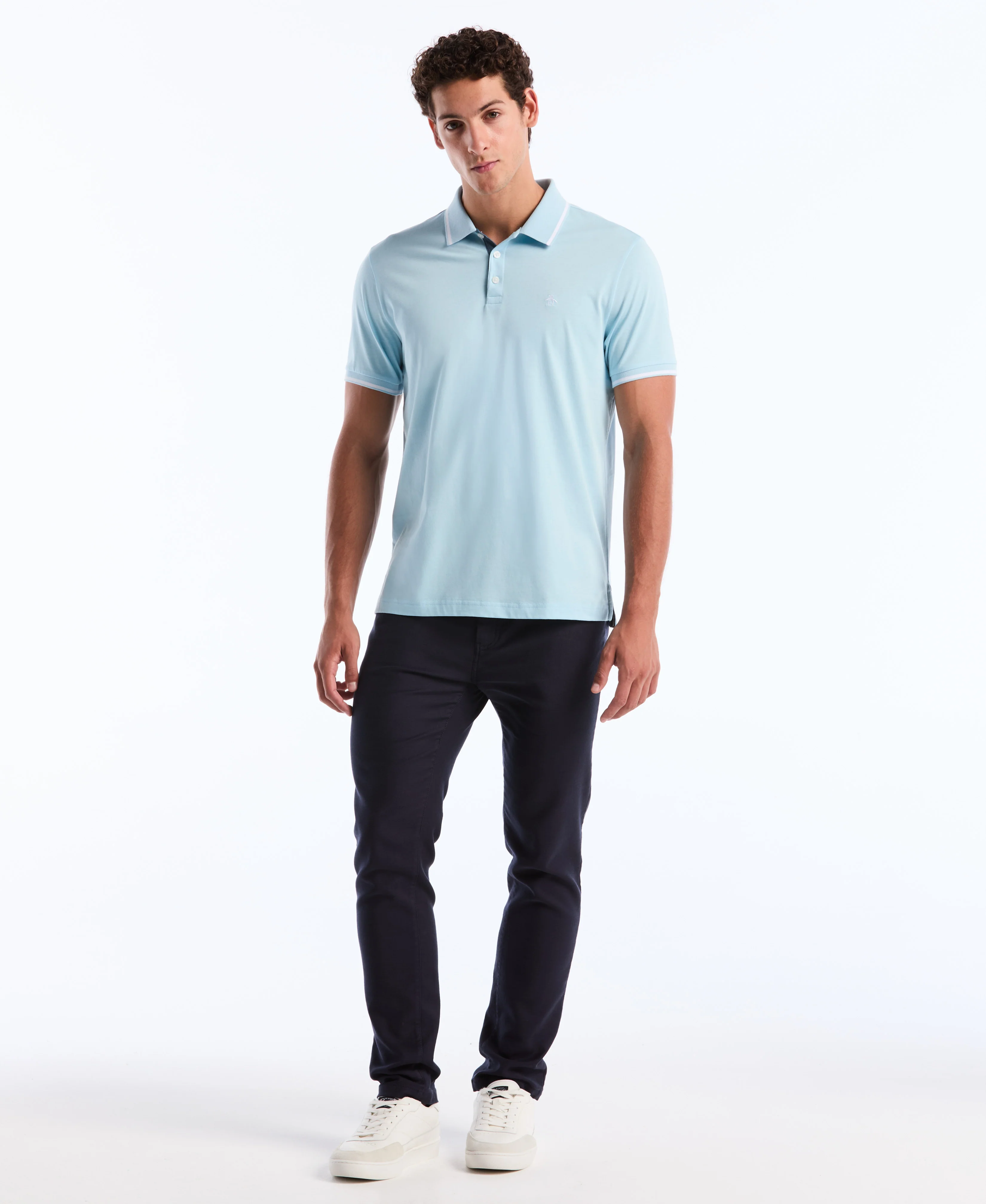 Tipped Jersey Polo - Image 10
