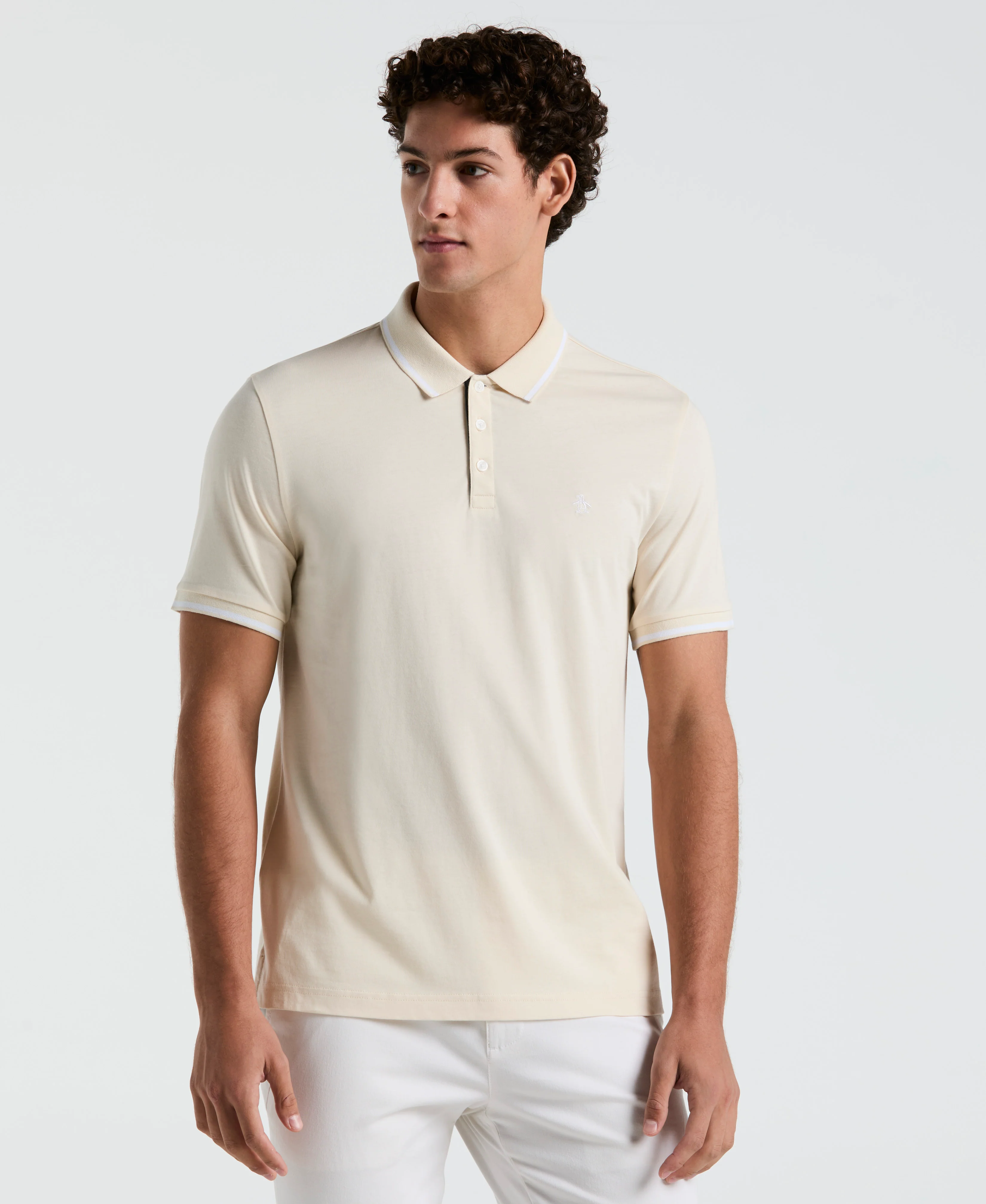 Tipped Jersey Polo - Image 14