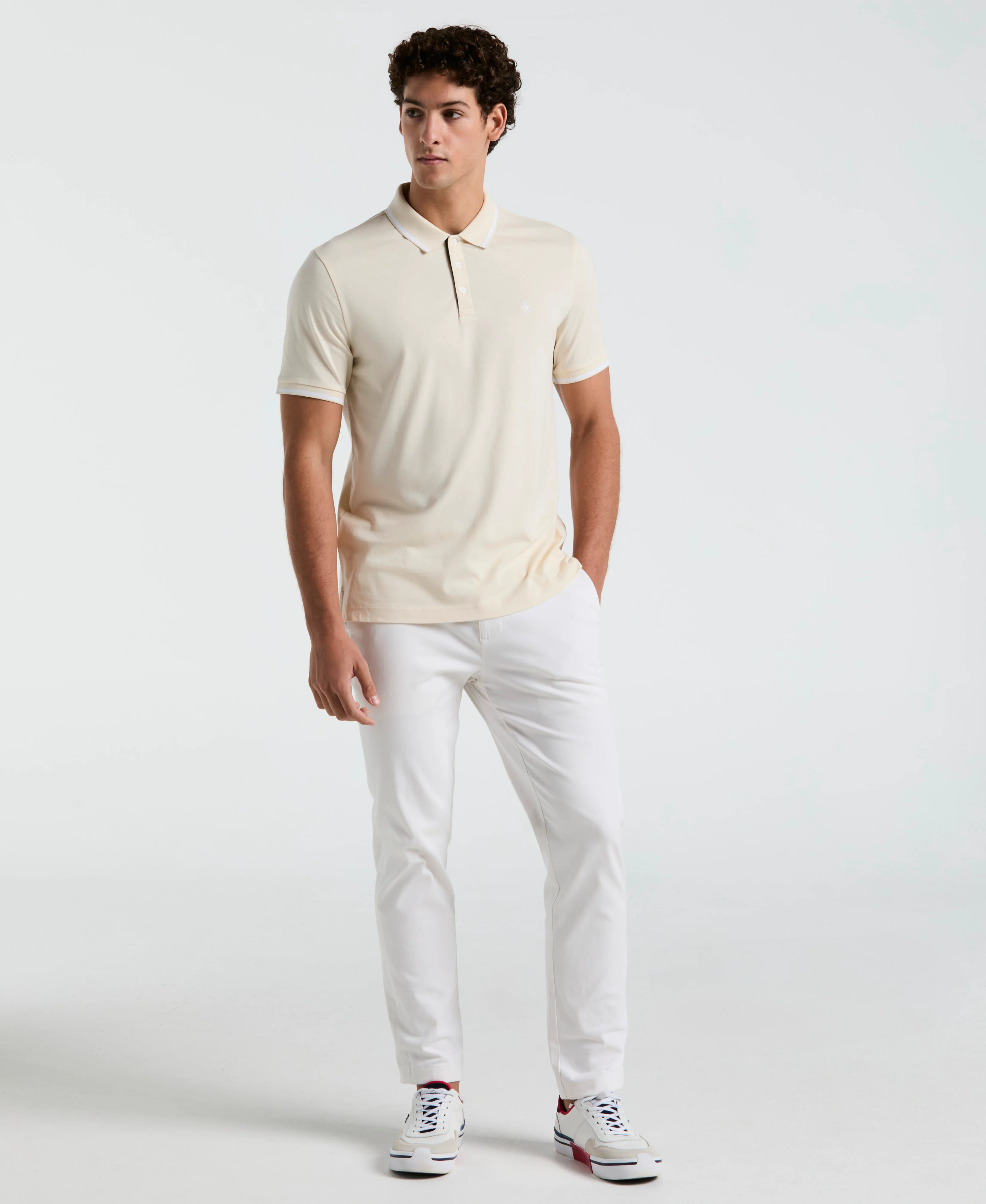 Tipped Jersey Polo - Image 15
