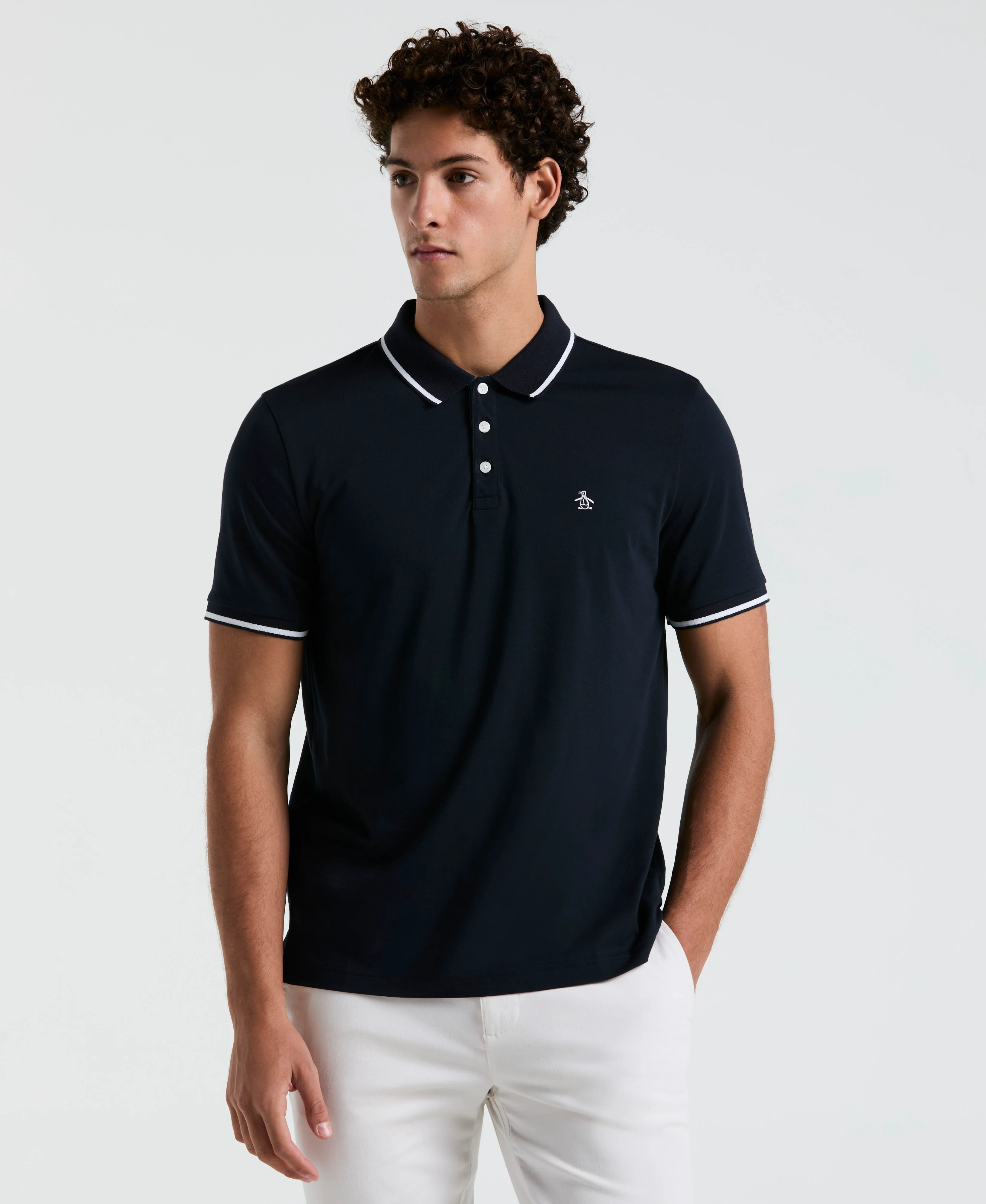 Tipped Jersey Polo - Image 21