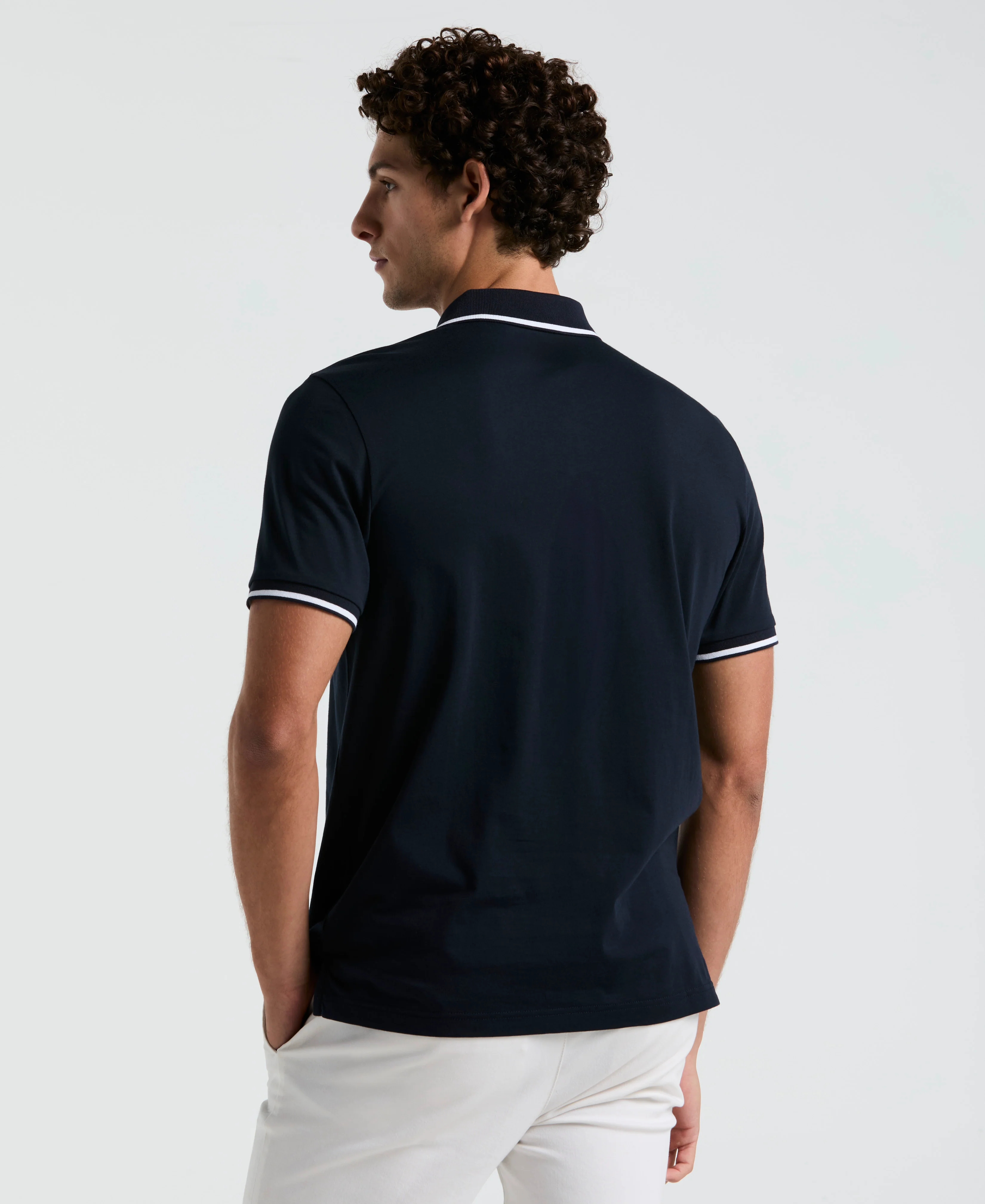 Tipped Jersey Polo - Image 22