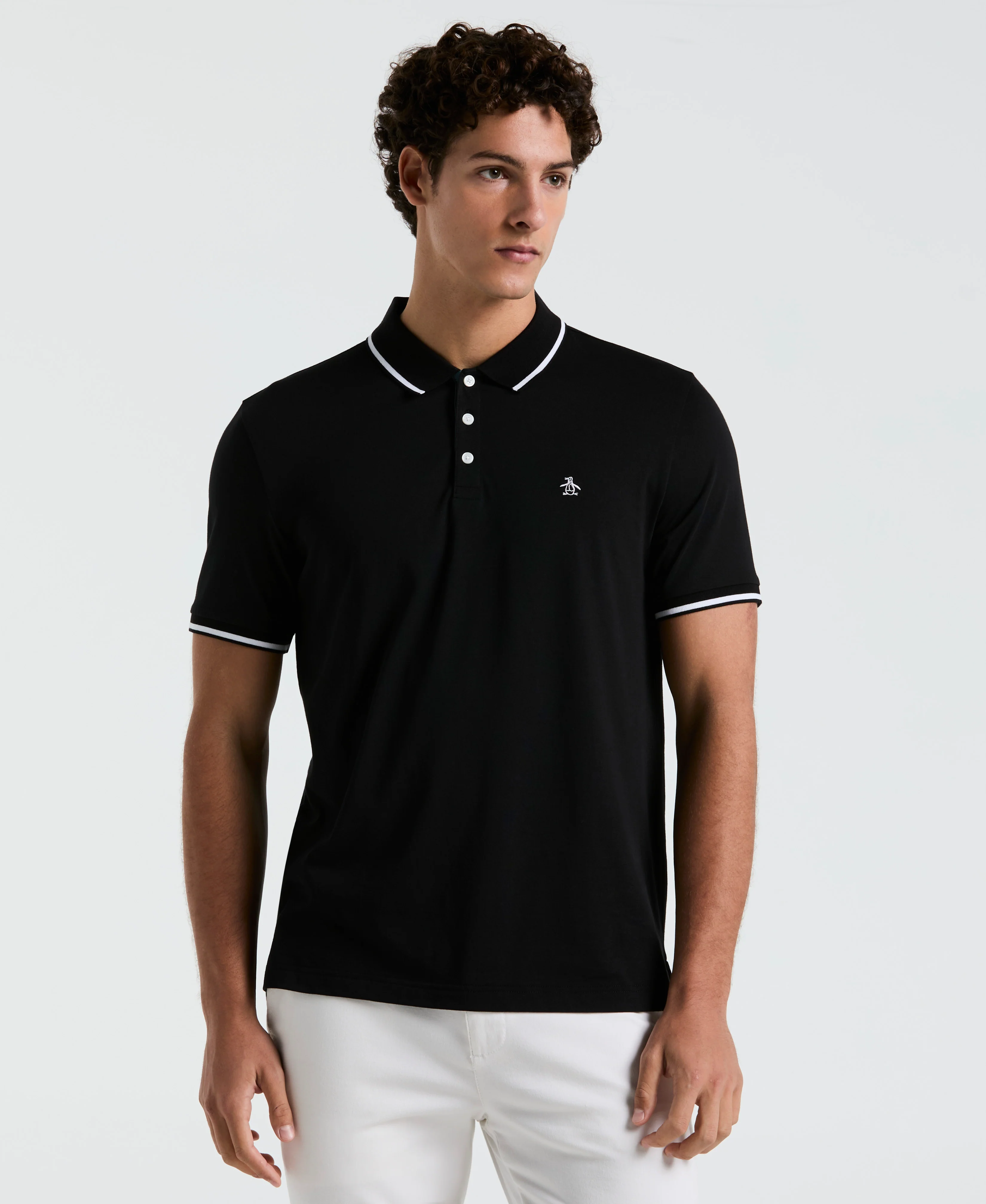 Tipped Jersey Polo - Image 25