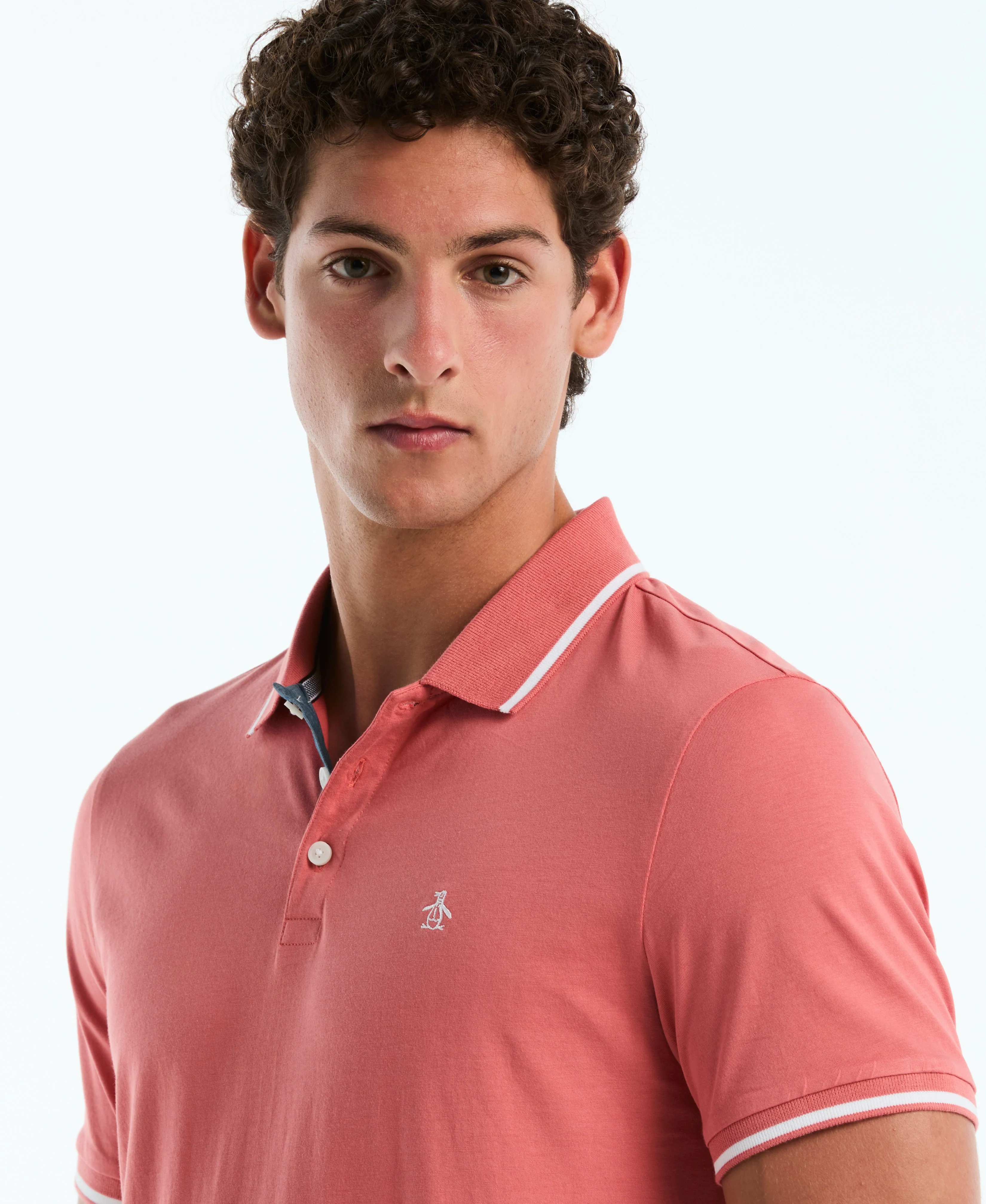 Tipped Jersey Polo - Image 3