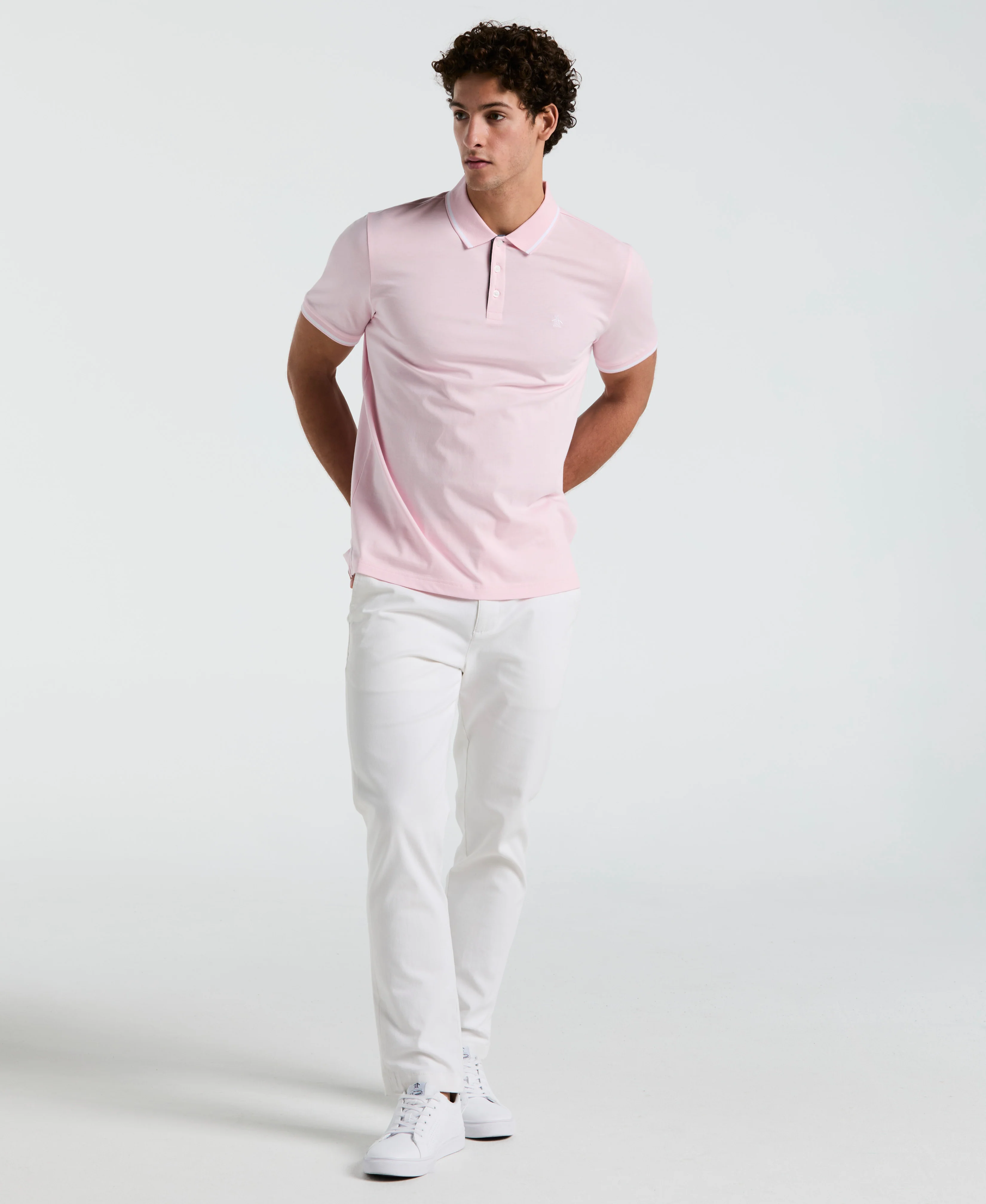 Tipped Jersey Polo - Image 32