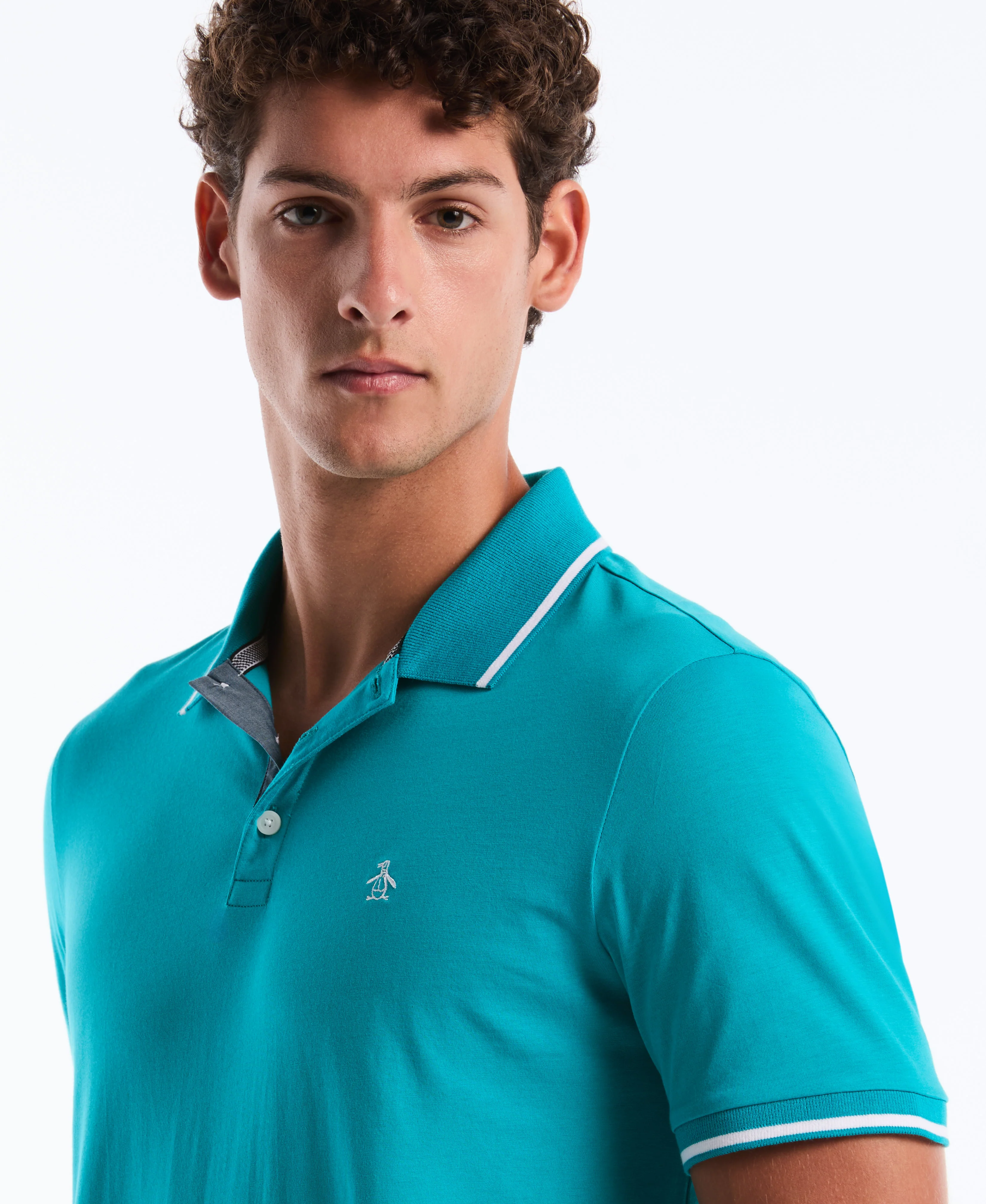 Tipped Jersey Polo - Image 35
