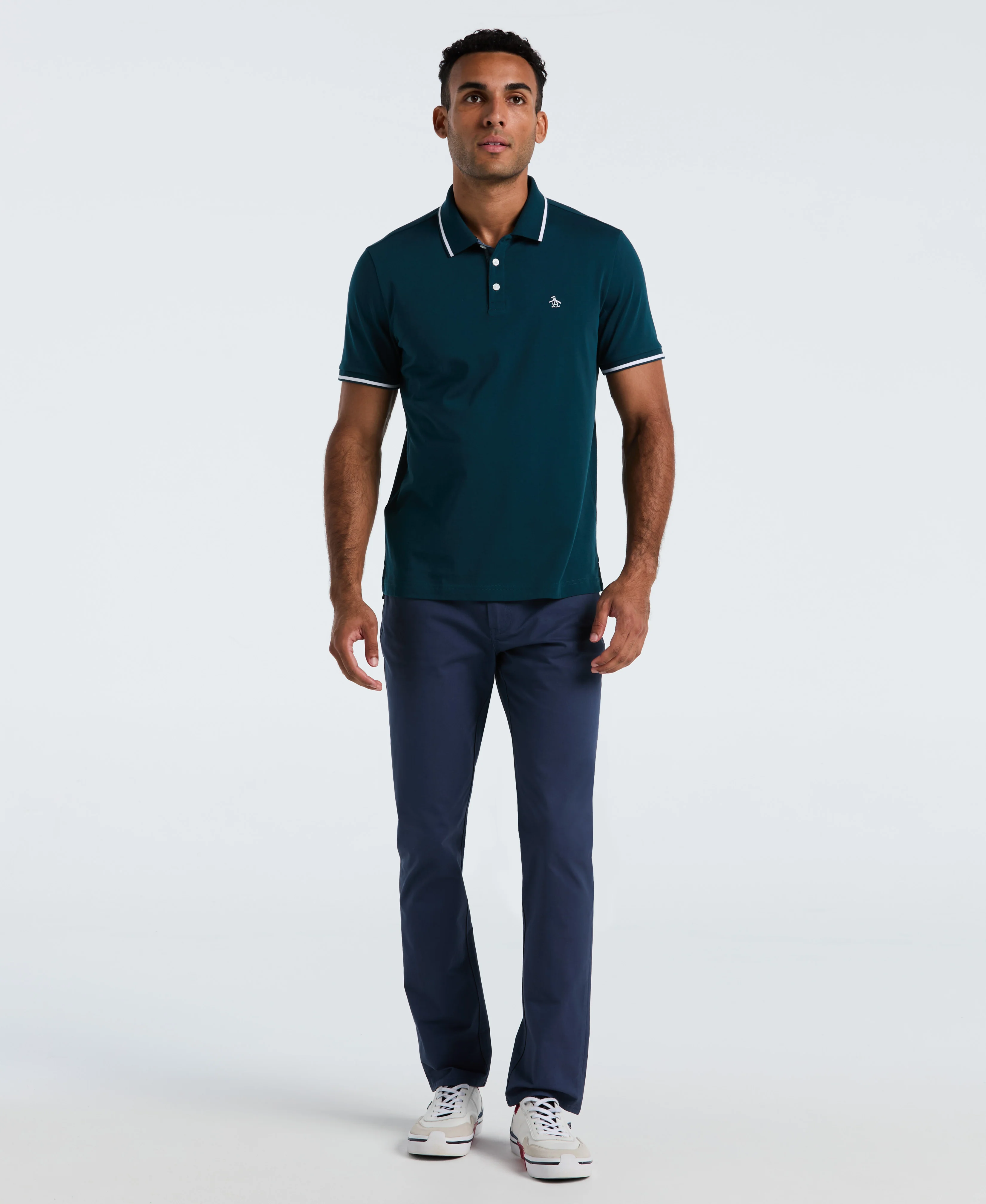 Tipped Jersey Polo - Image 41