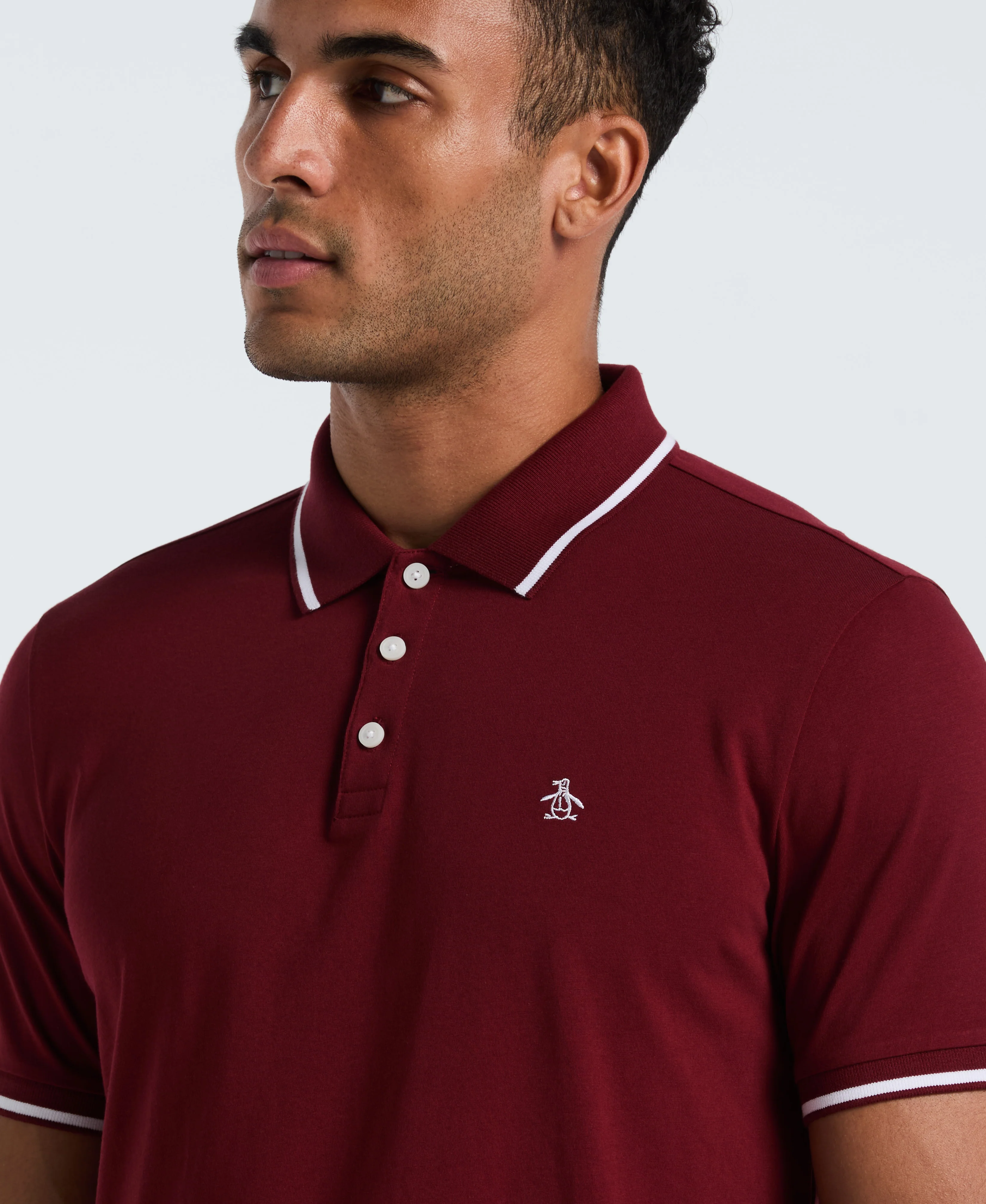 Tipped Jersey Polo - Image 46