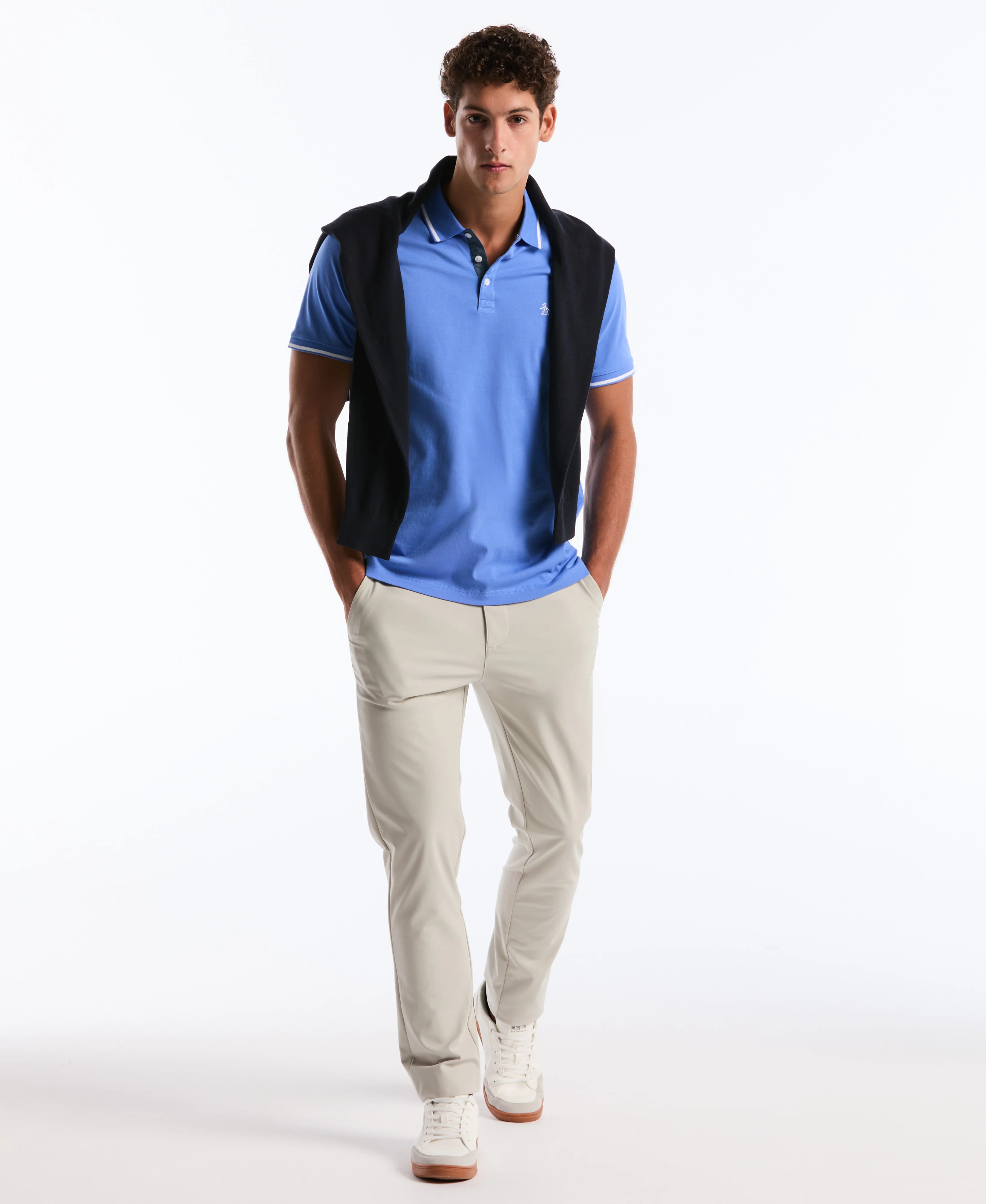 Tipped Jersey Polo - Image 49