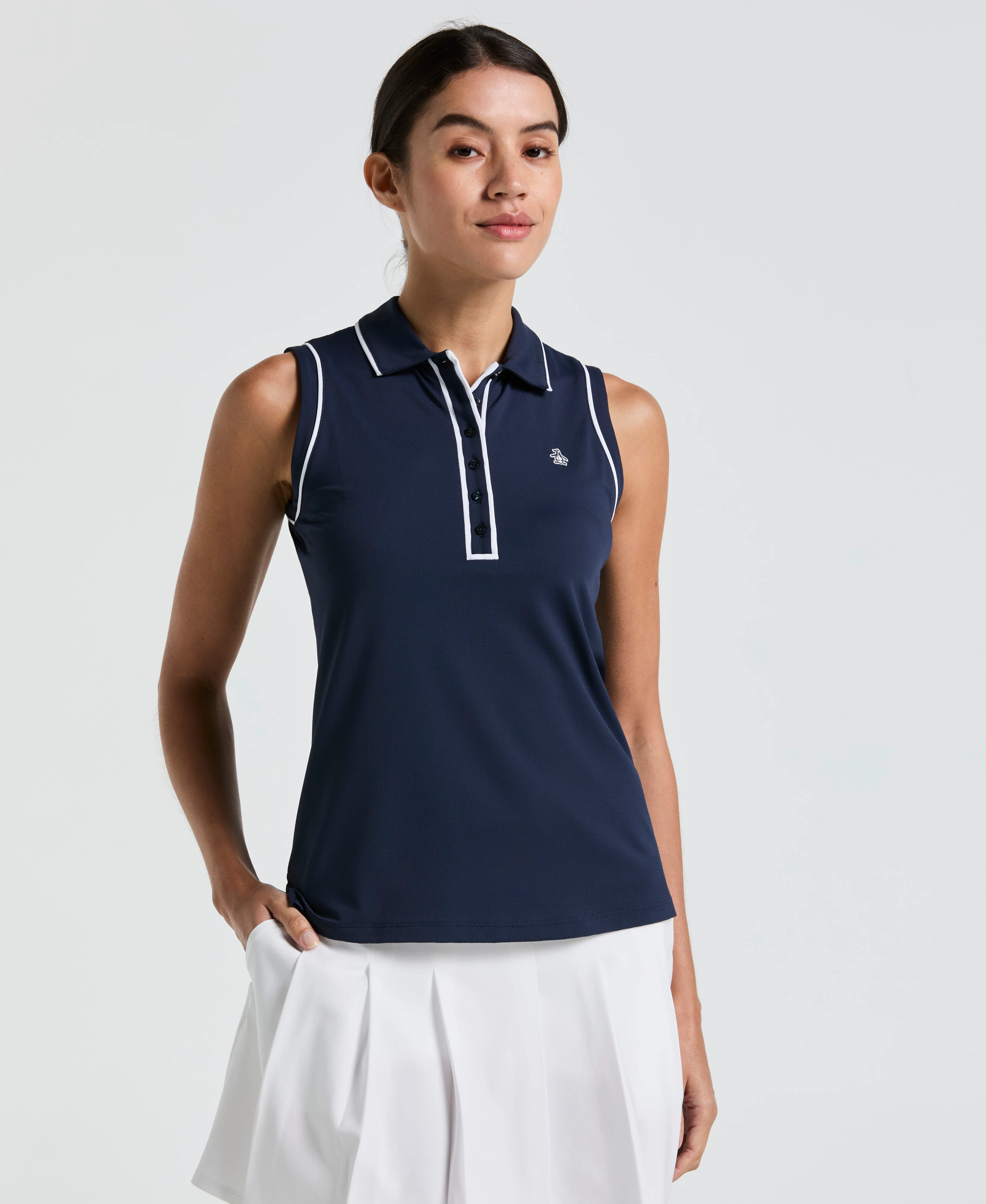Women's Veronica Sleeveless Golf Polo - Image 9
