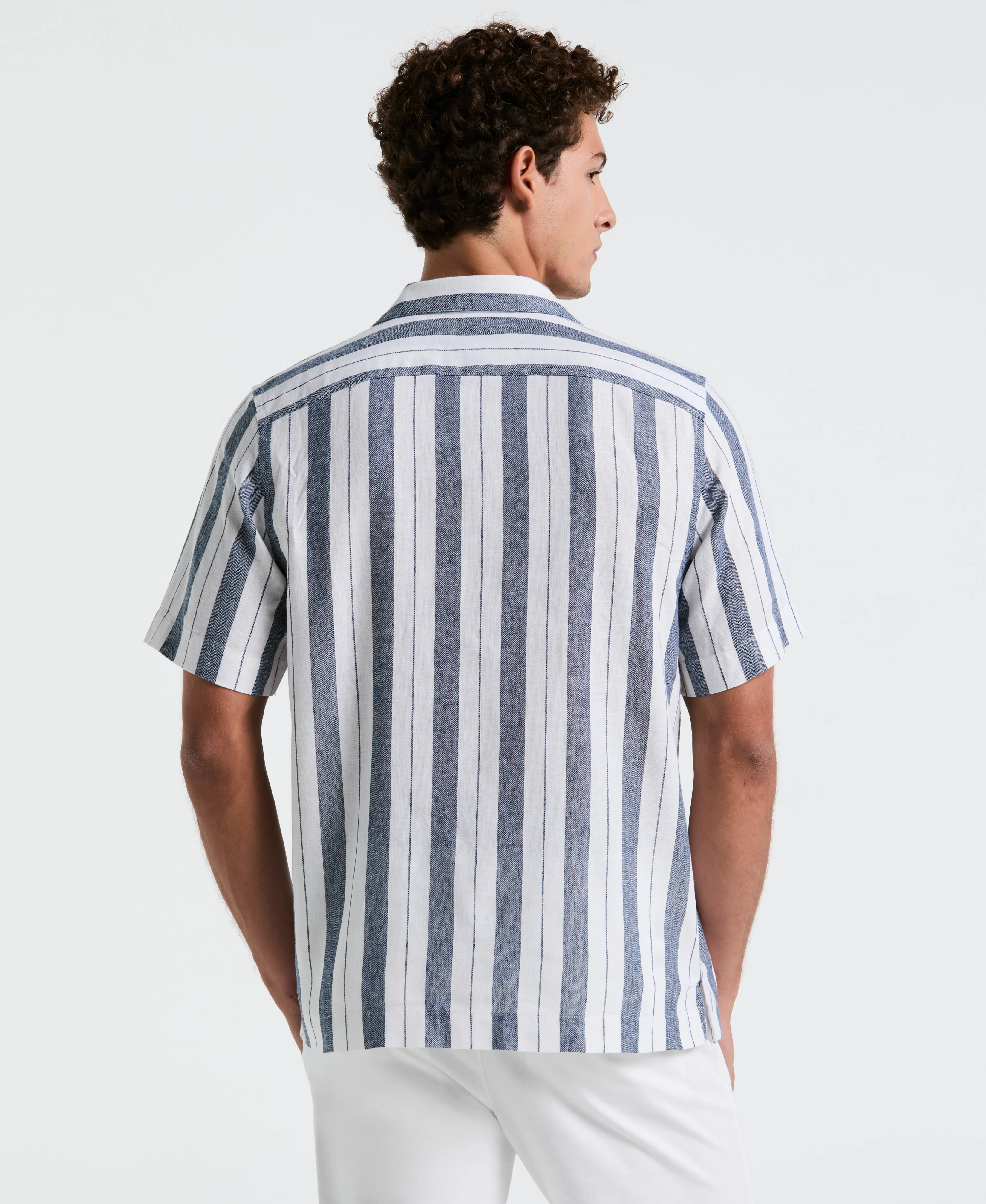 Vertical Stripe Pocket Shirt - Image 5