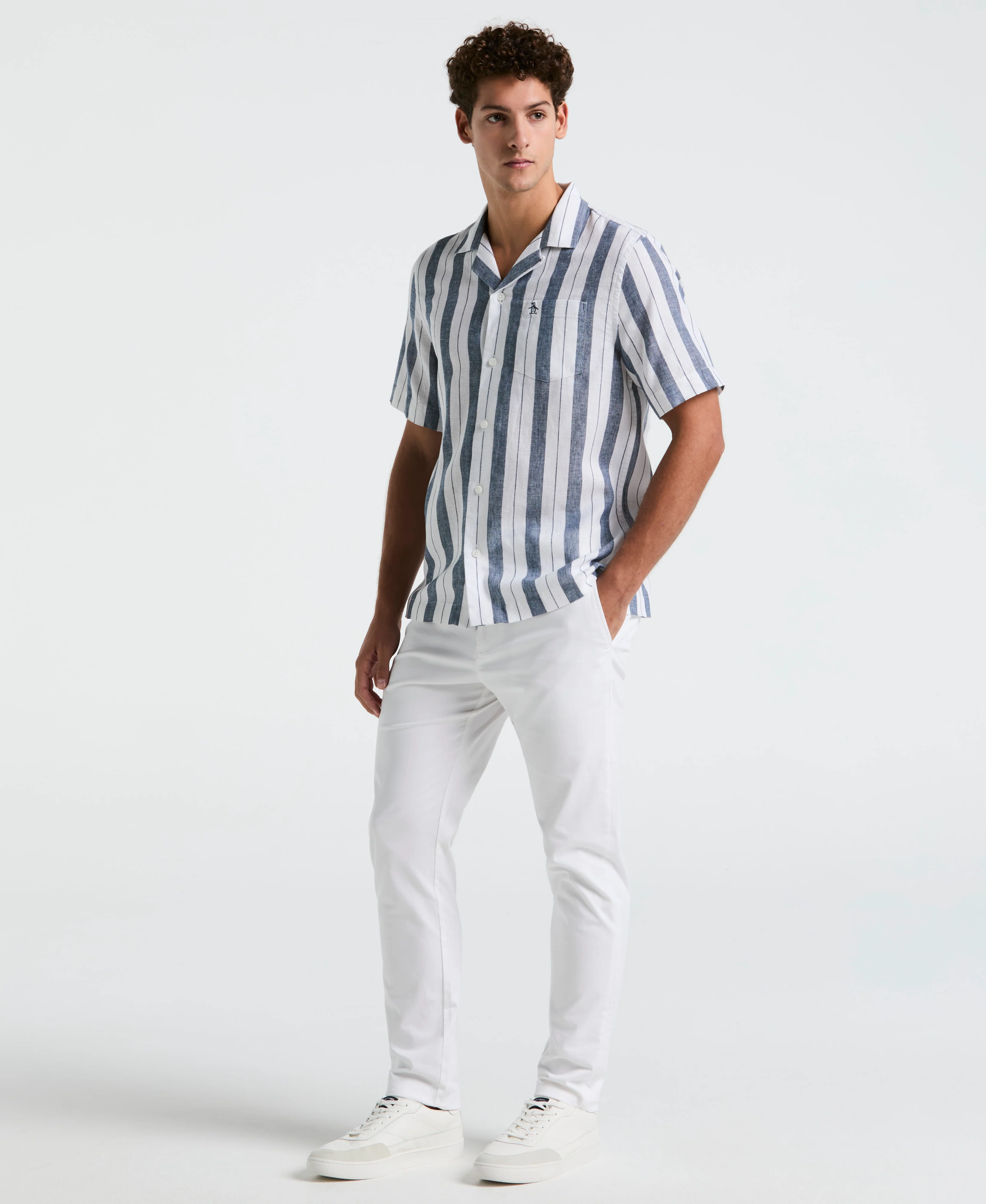 Vertical Stripe Pocket Shirt - Image 7