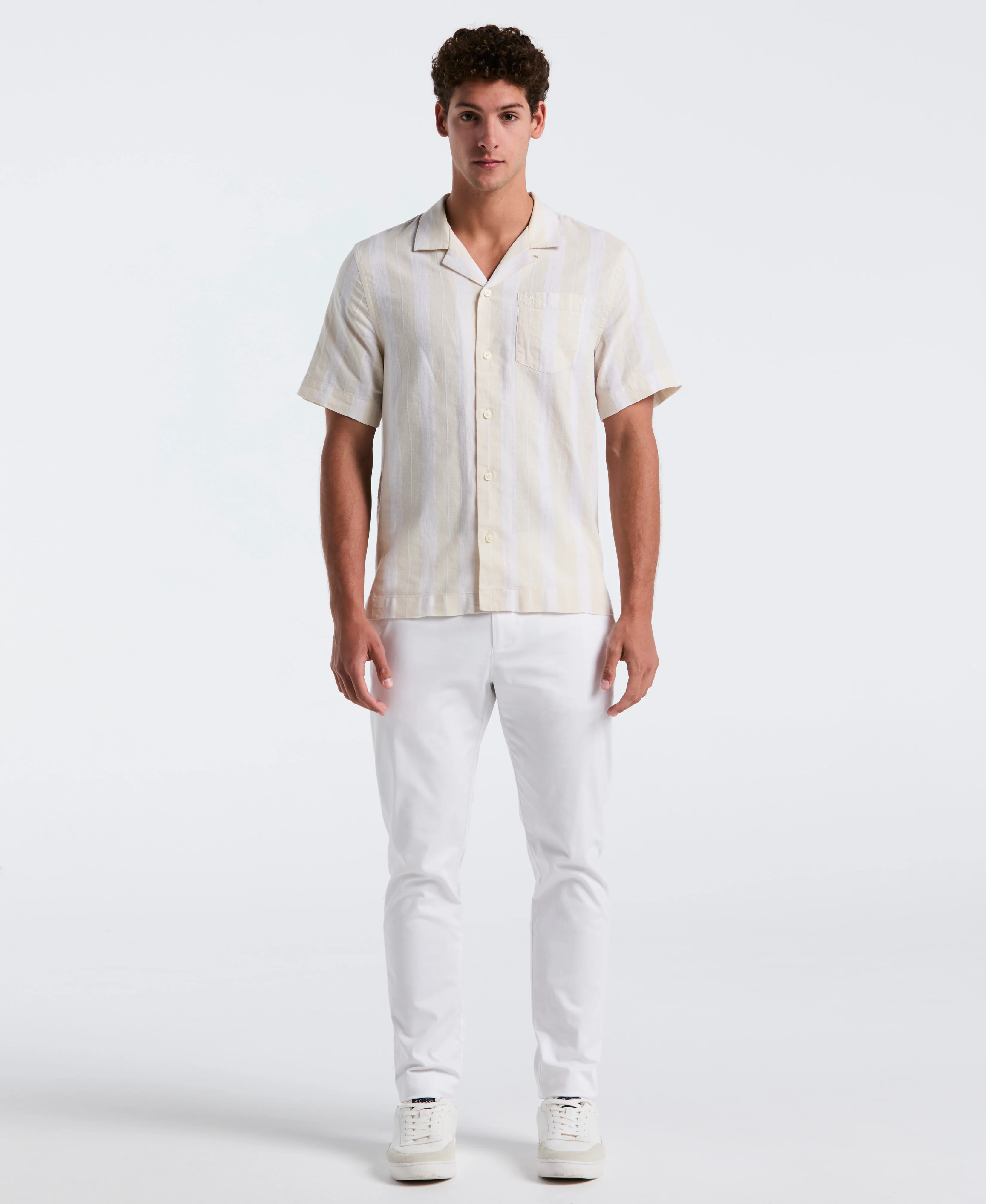 Vertical Stripe Pocket Shirt - Image 8