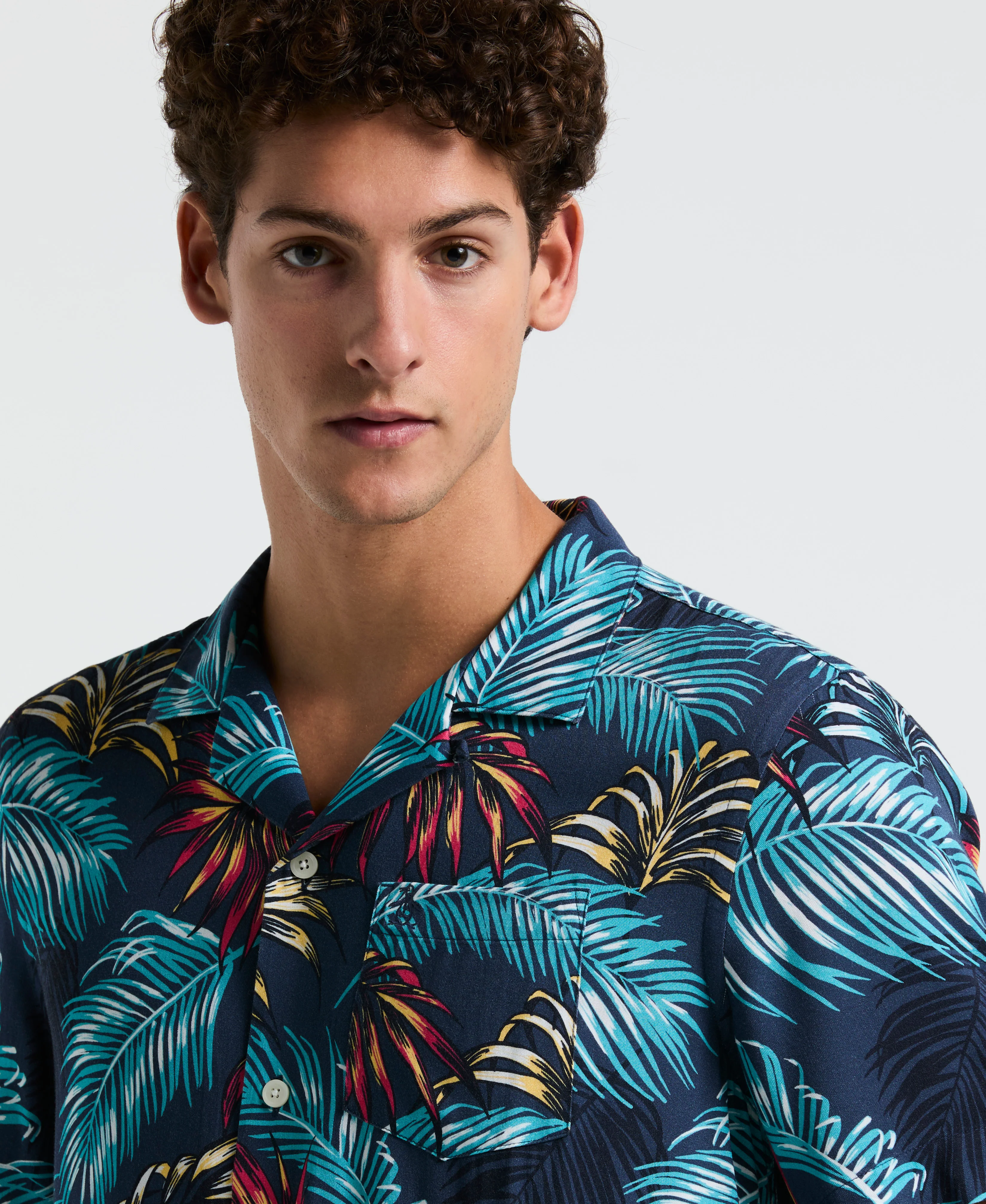 All-Over Palm Leaf Camp Shirt - Image 3