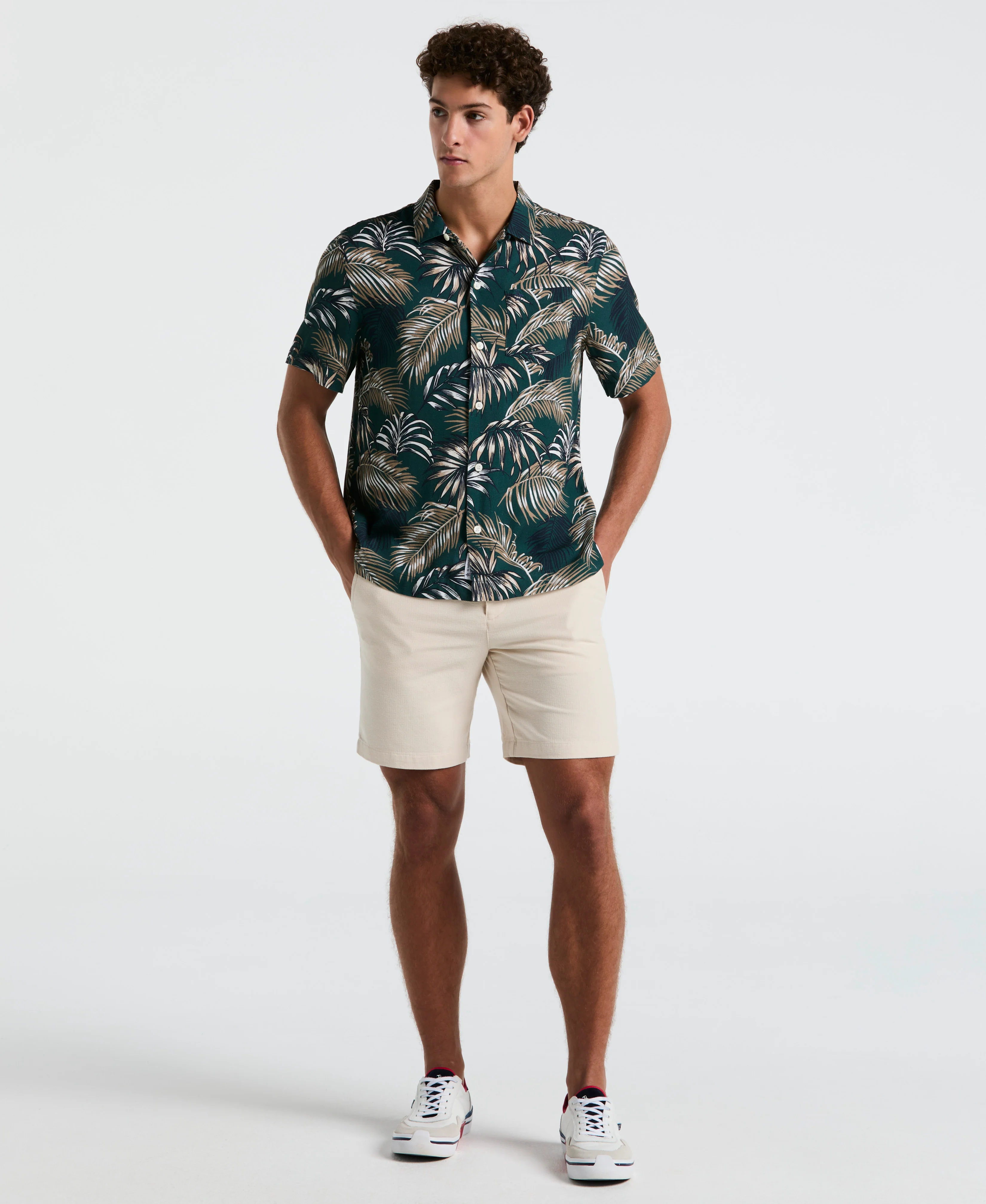 All-Over Palm Leaf Camp Shirt - Image 8