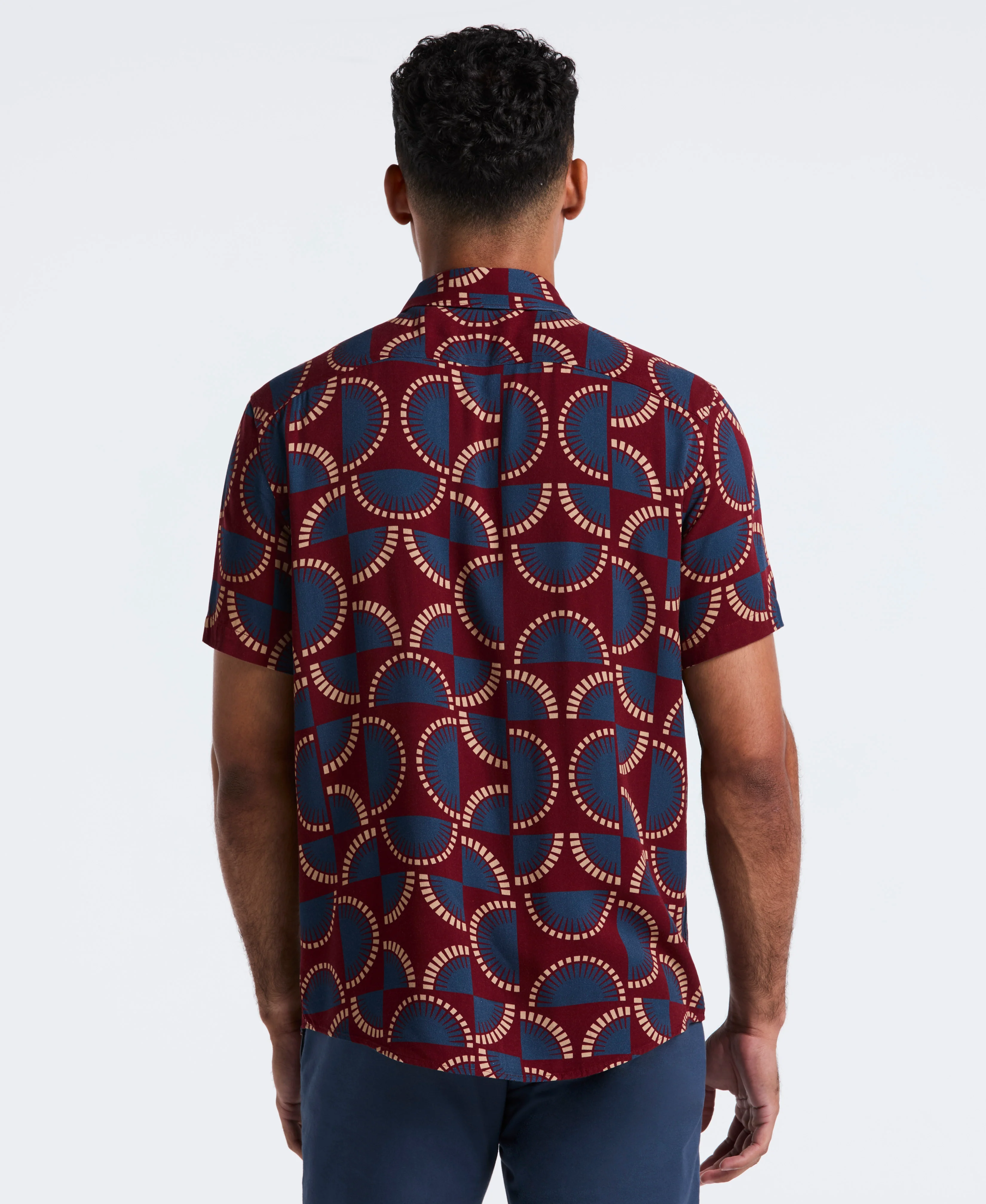 Viscose Printed Button-Up Shirt - Image 2
