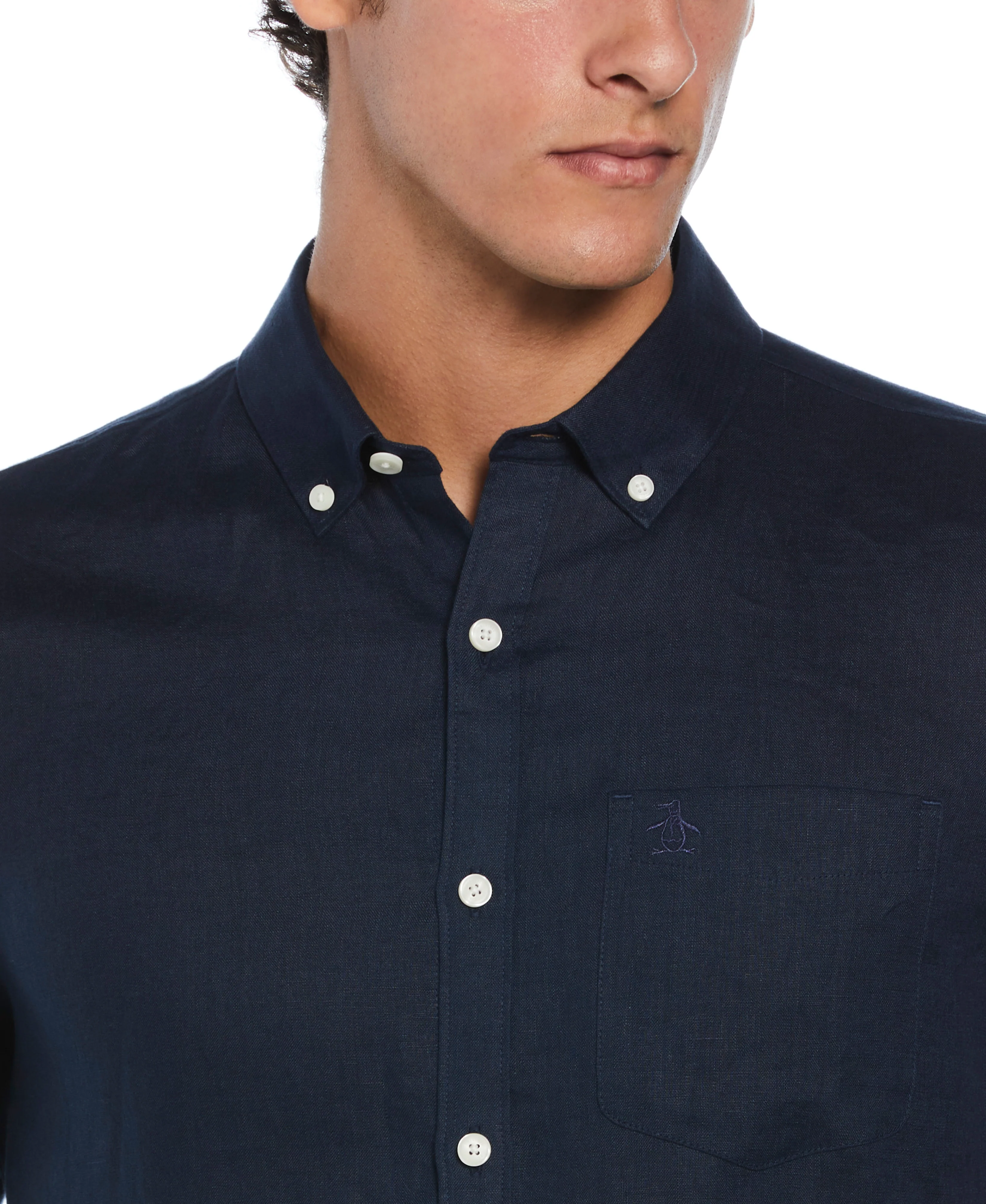 Washed Linen Pocket Shirt - Image 11