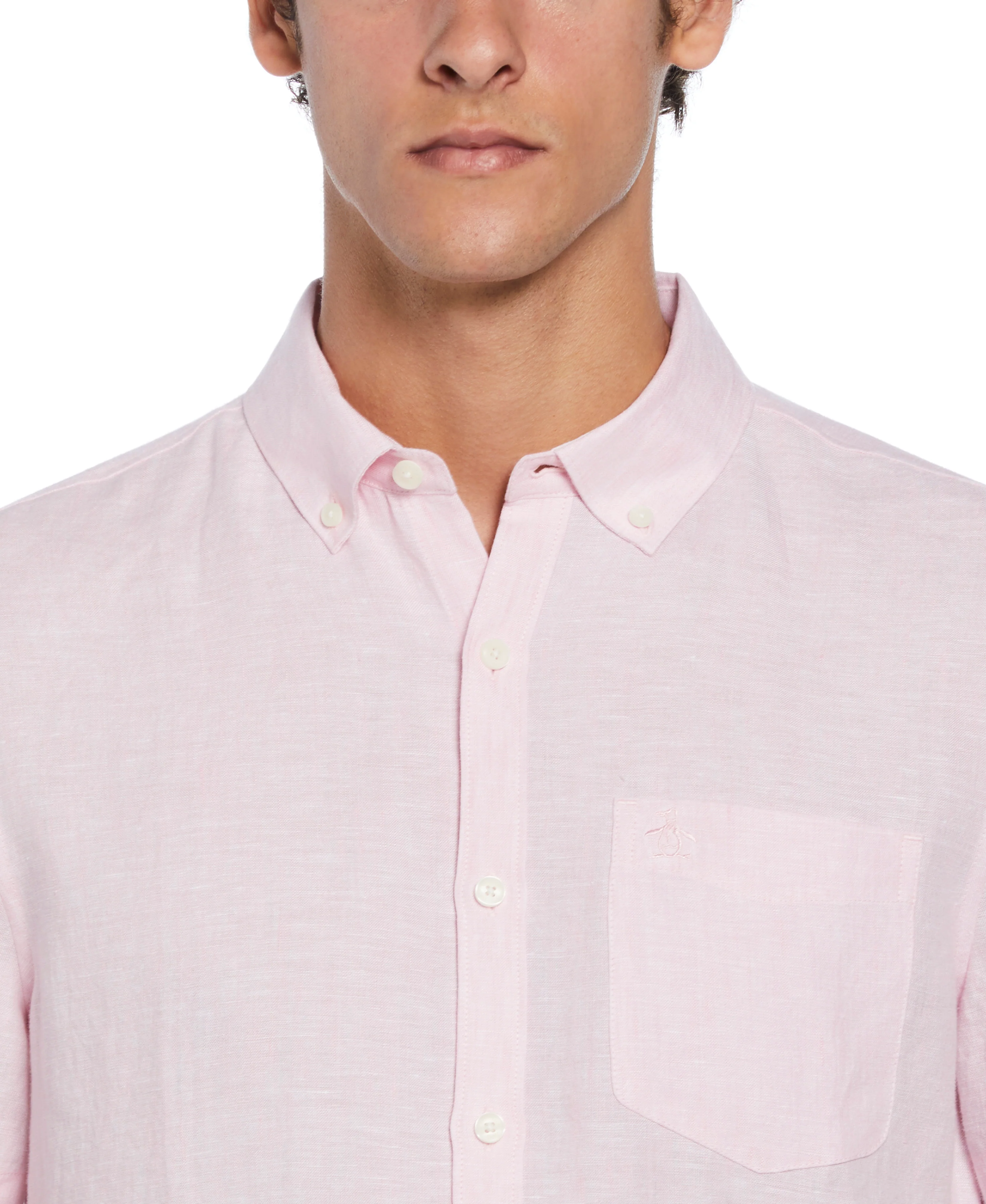 Washed Linen Pocket Shirt - Image 14
