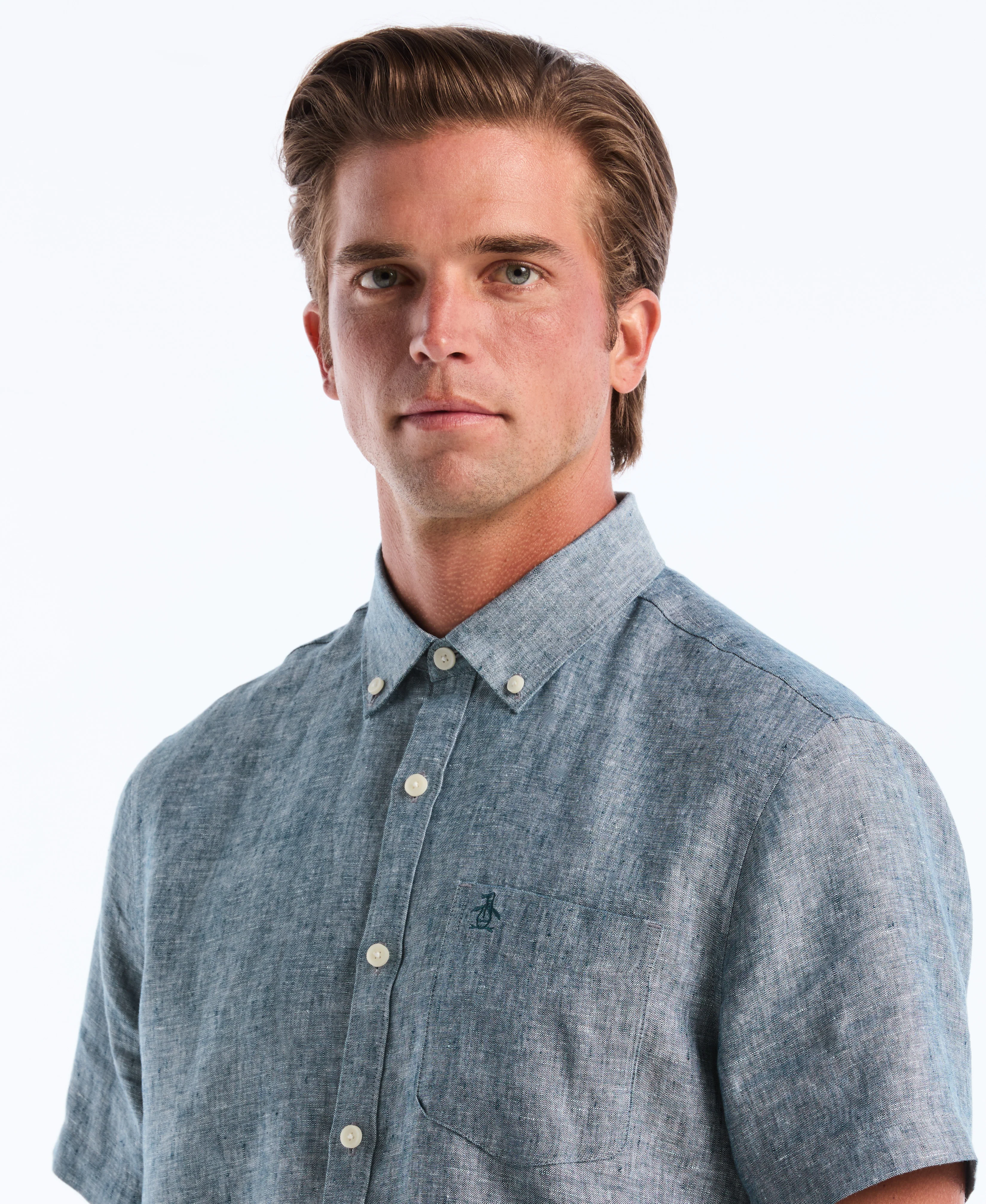Washed Linen Pocket Shirt - Image 21