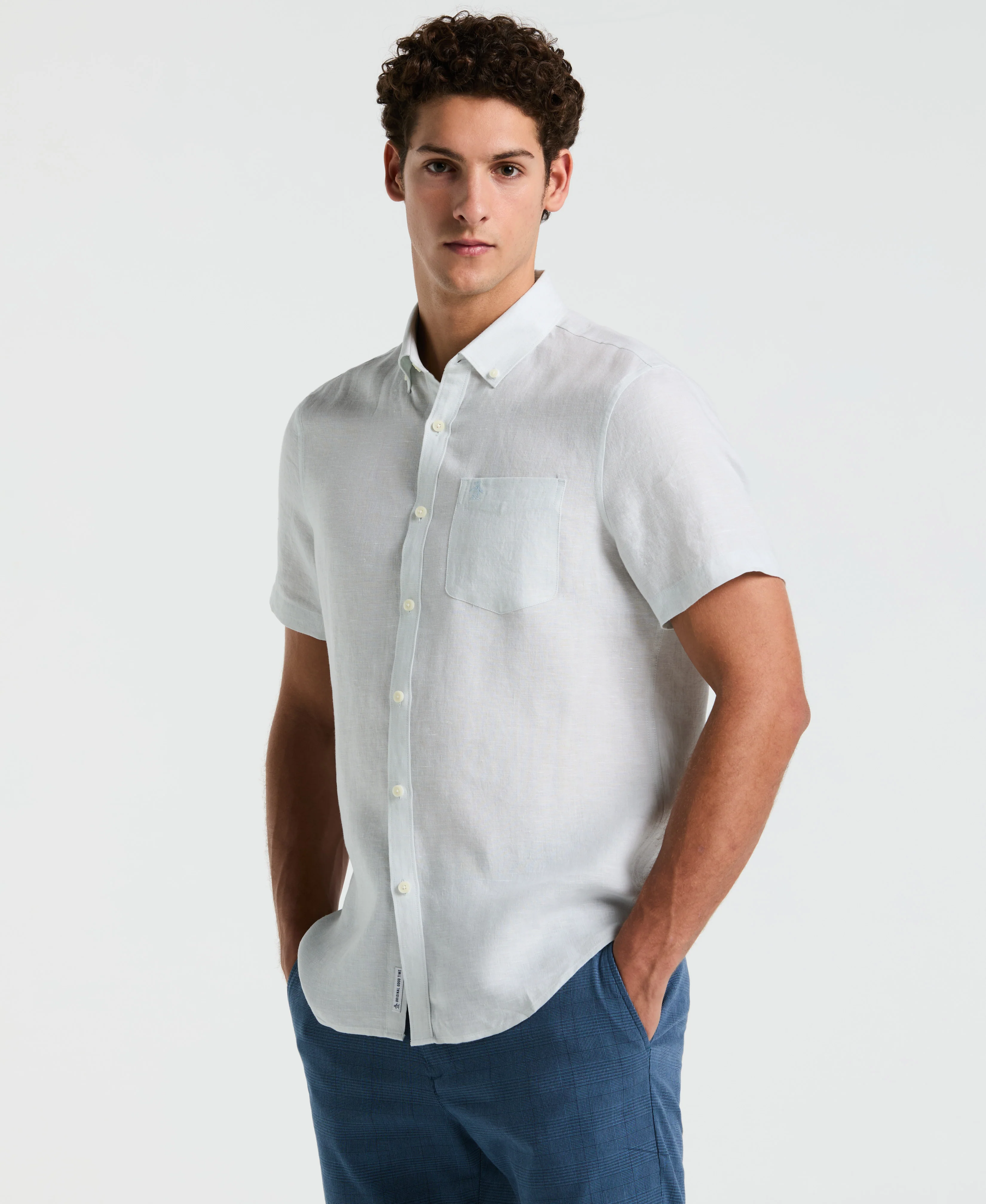 Washed Linen Pocket Shirt - Image 5