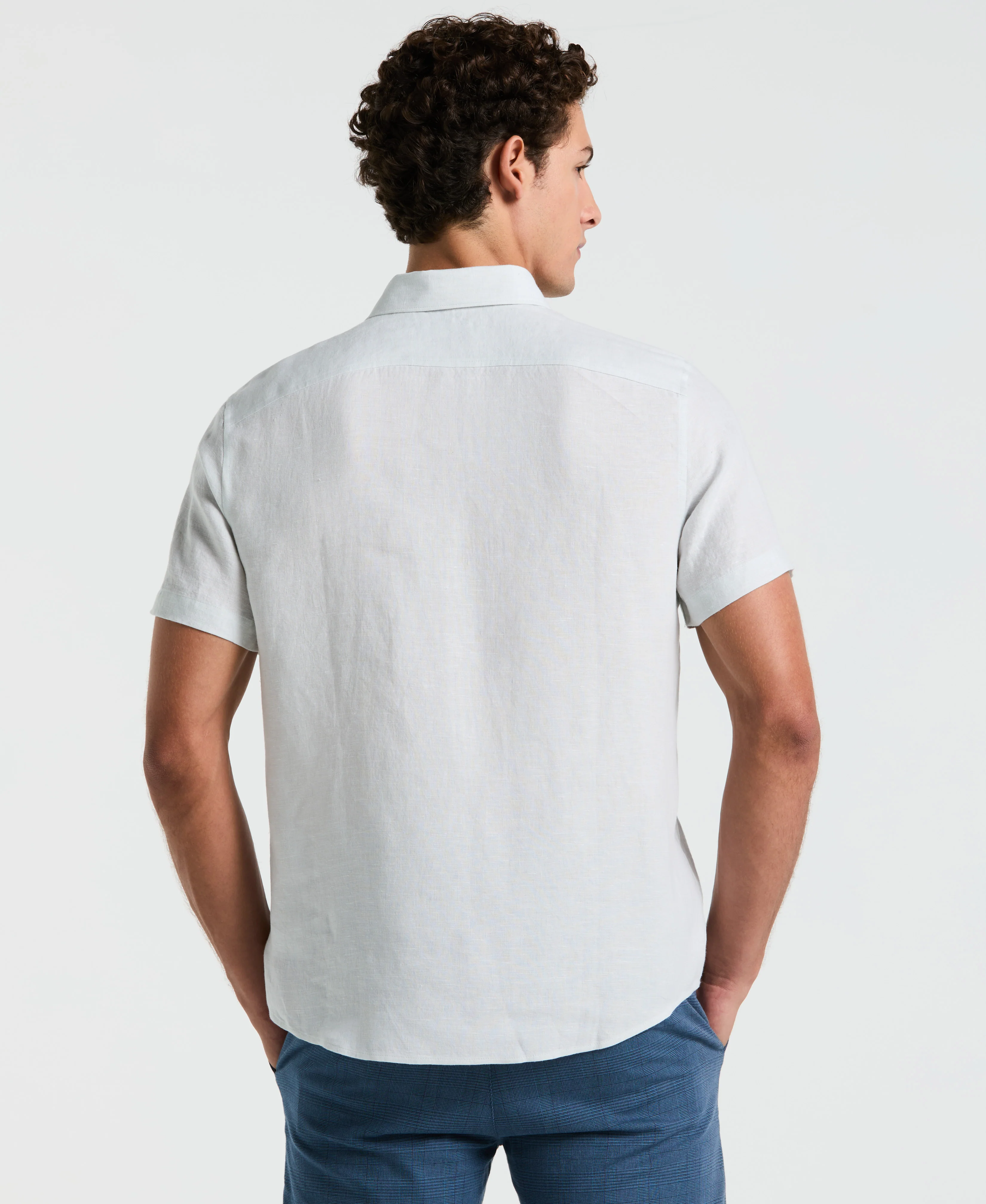 Washed Linen Pocket Shirt - Image 6