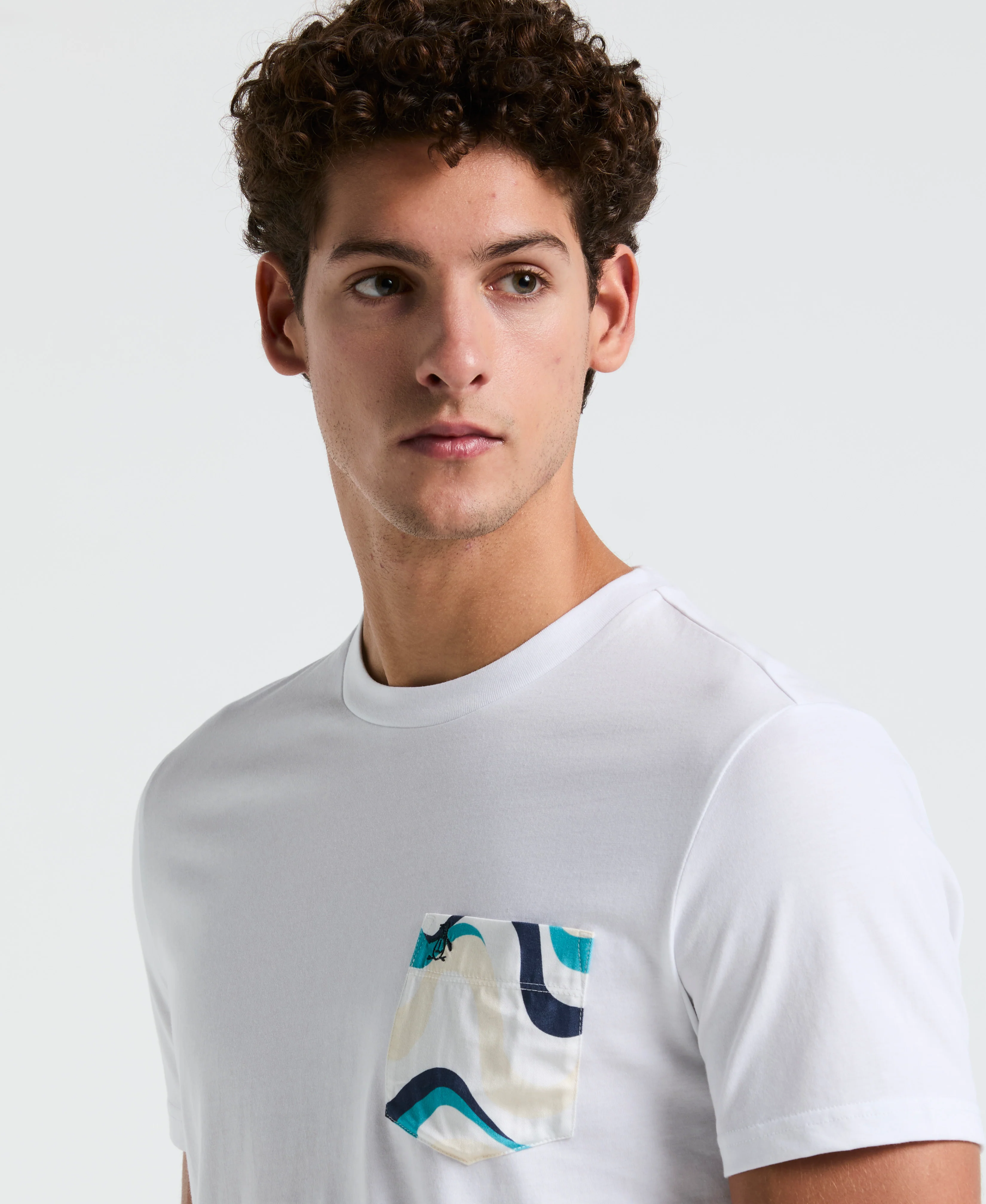 Multiwave Woven Pocket Tee - Image 3