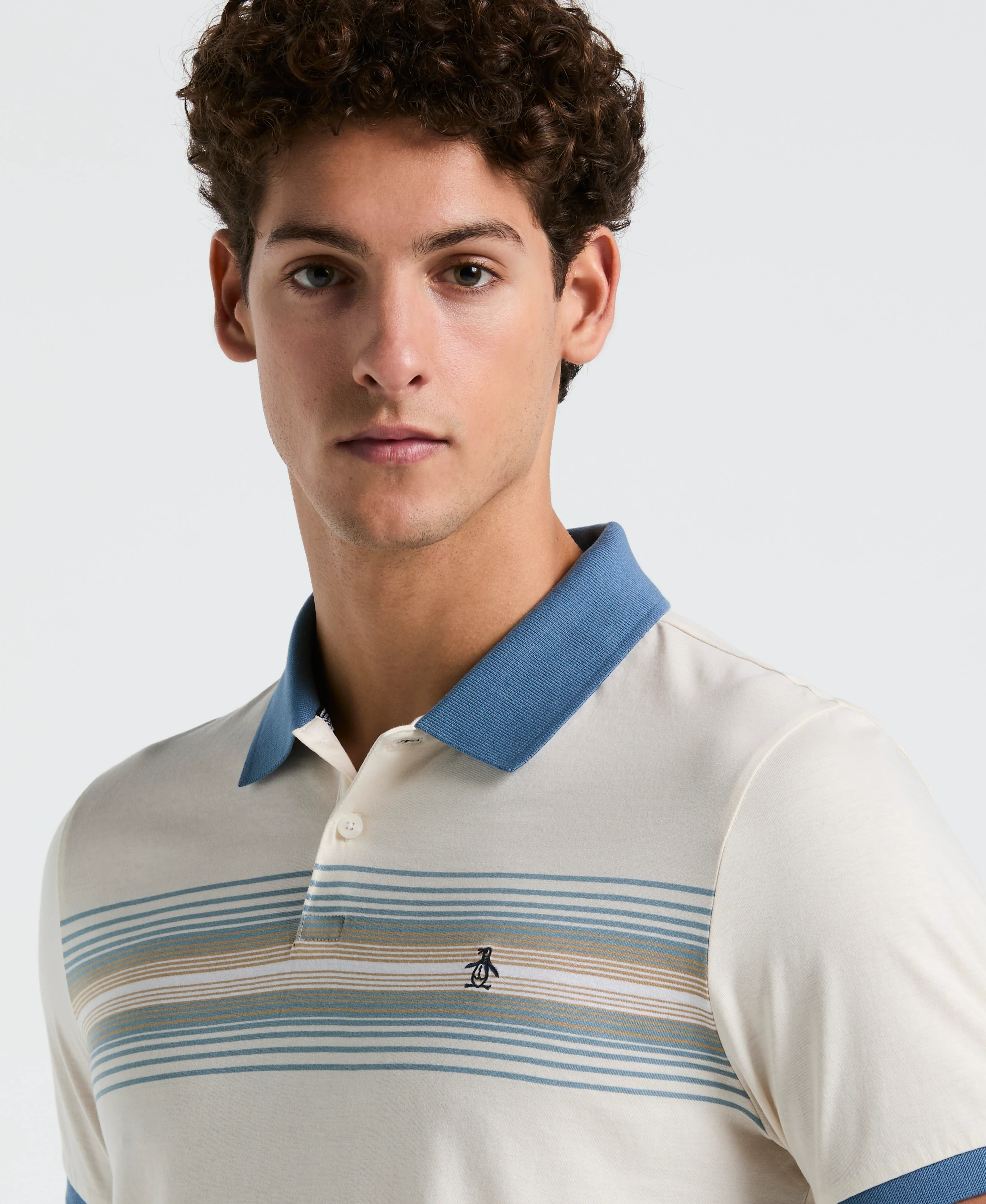 Chest Stripe Jersey Polo - Image 7